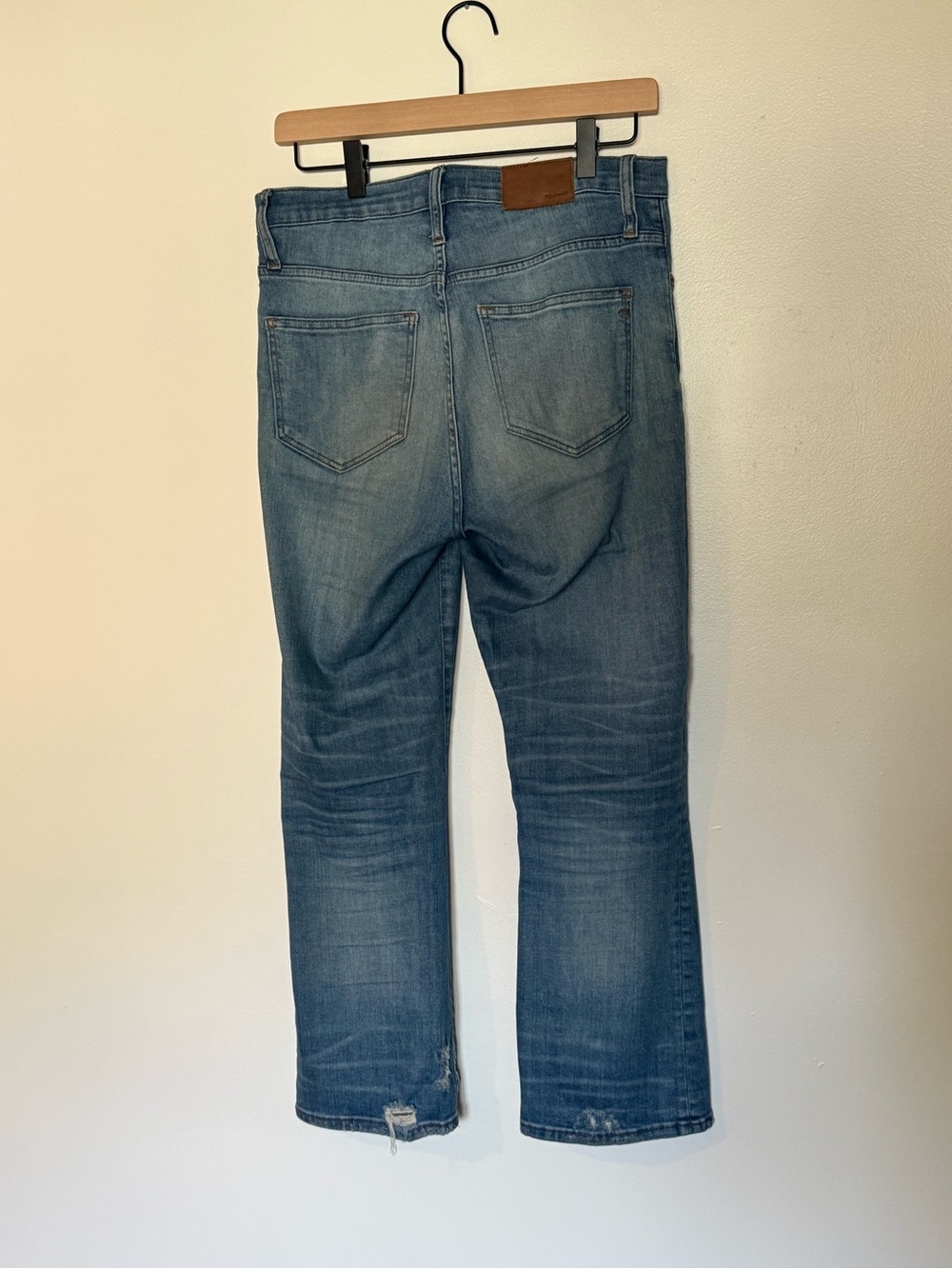 Madewell Cali Demi Boot button fly vintage blue jeans - size 27 - Picture 5 of 5